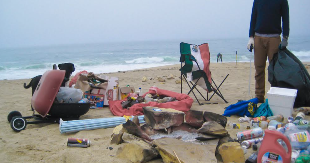 Davenport beach cleanup
