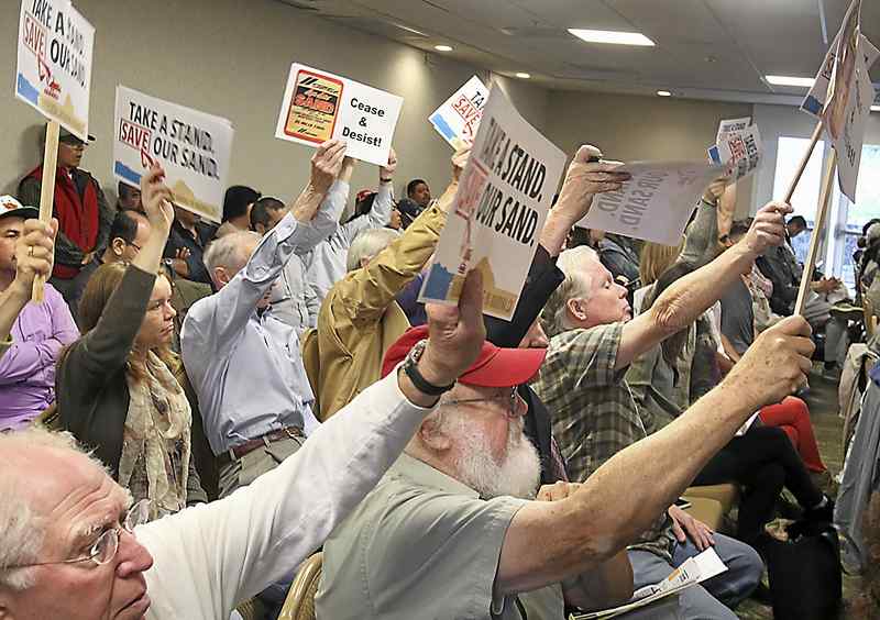 Save Our Sand Save Our Shores Public Hearing